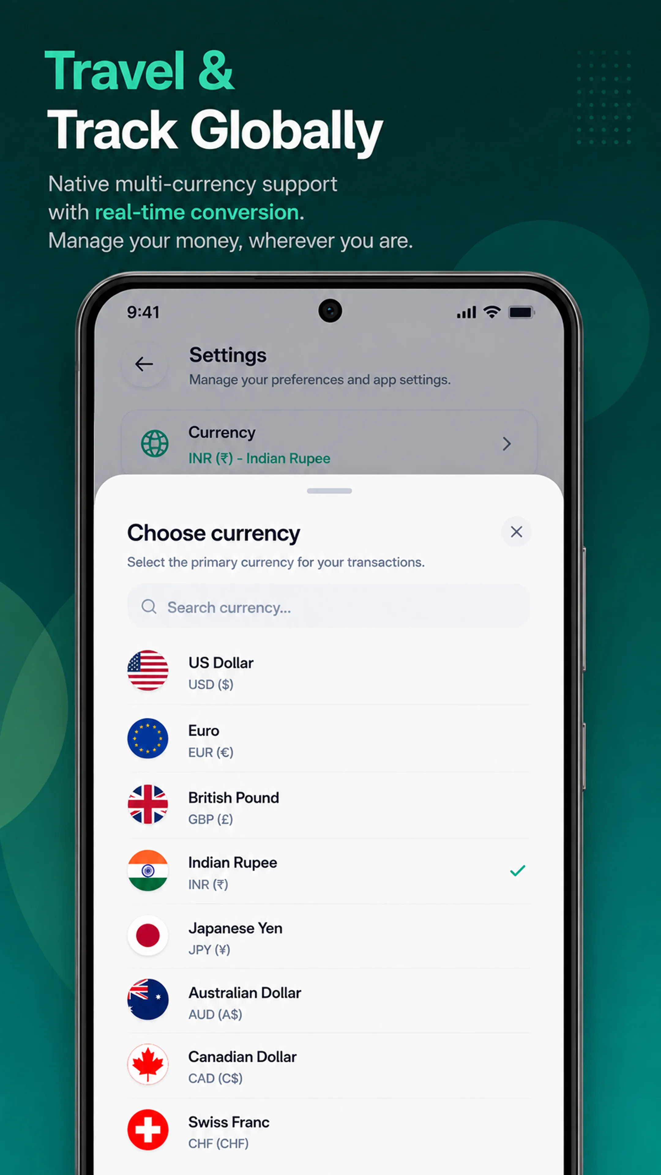 Multi-Currency Tracking and Global Travel Expense Tracking